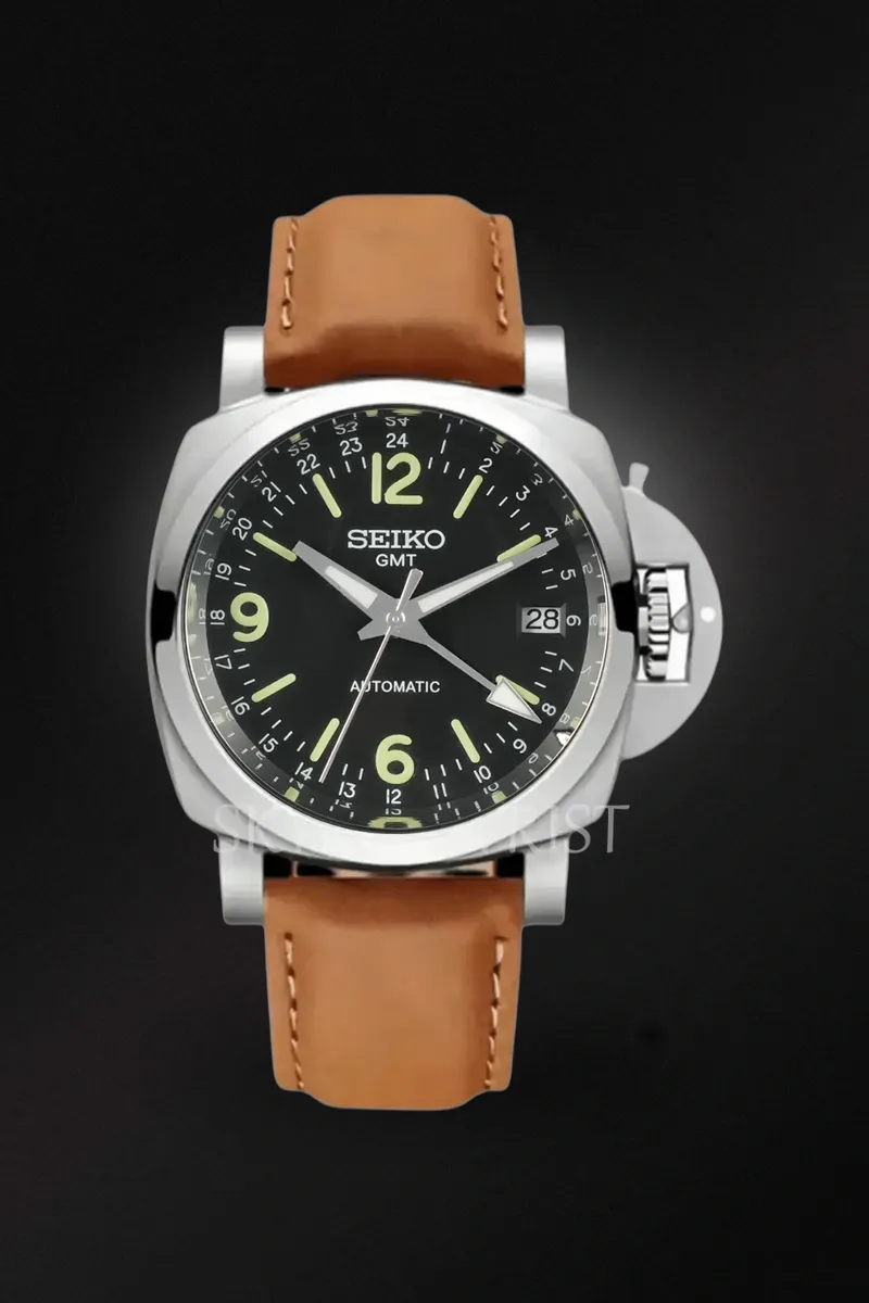 Mod Luminor Brown - Pilot GMT - SKYRIM WRIST 