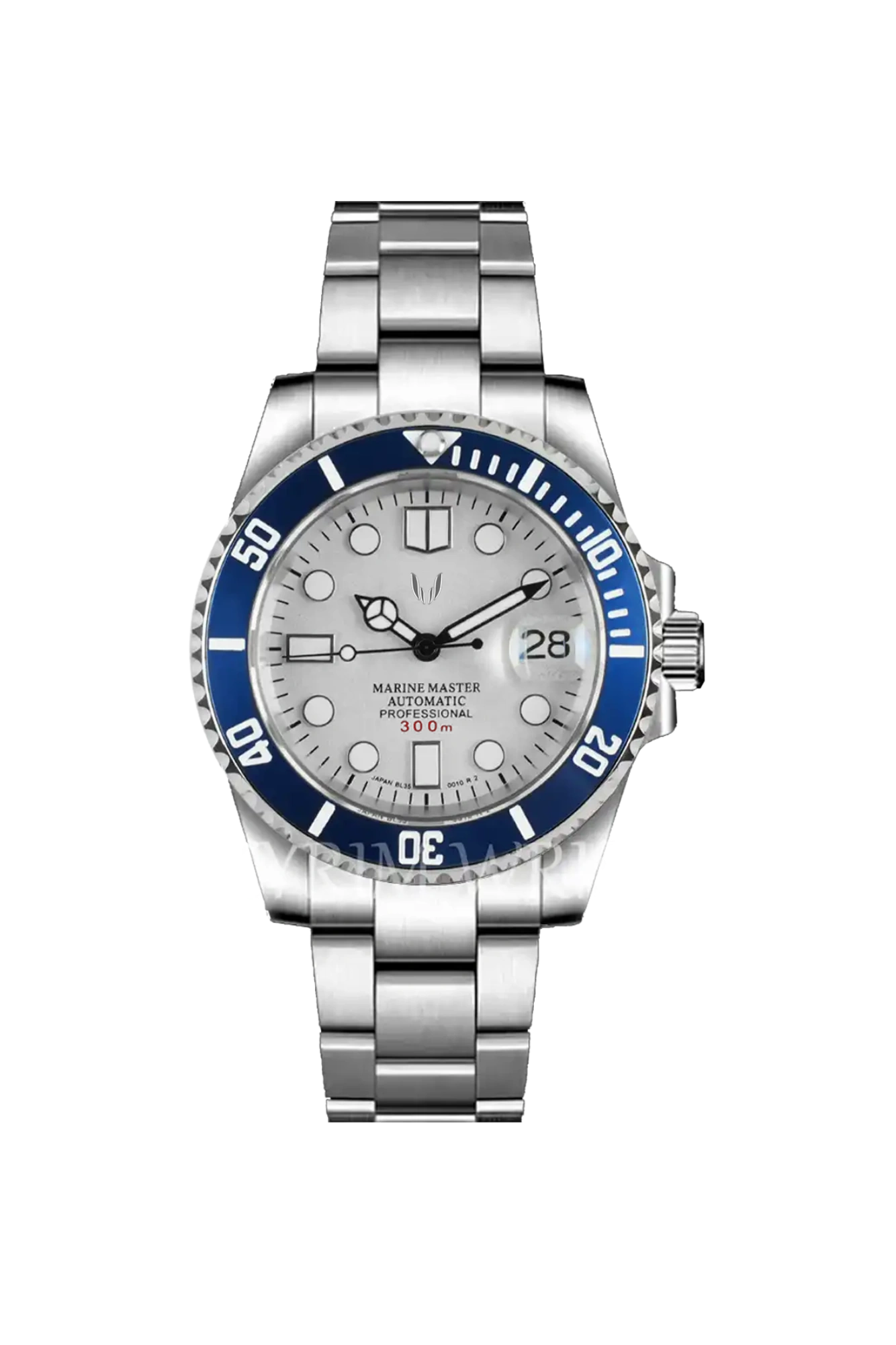 Image of Custom Submariner Blue White - SKYRIM WRIST 