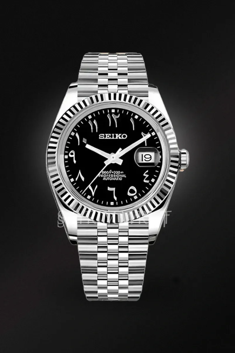 Mod Datejust Arabic Black - SKYRIM WRIST 