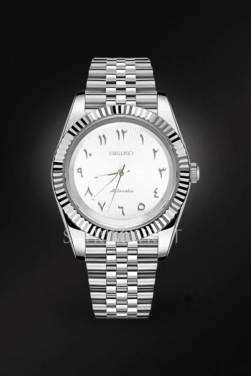 Mod Datejust Arabic White - SKYRIM WRIST 