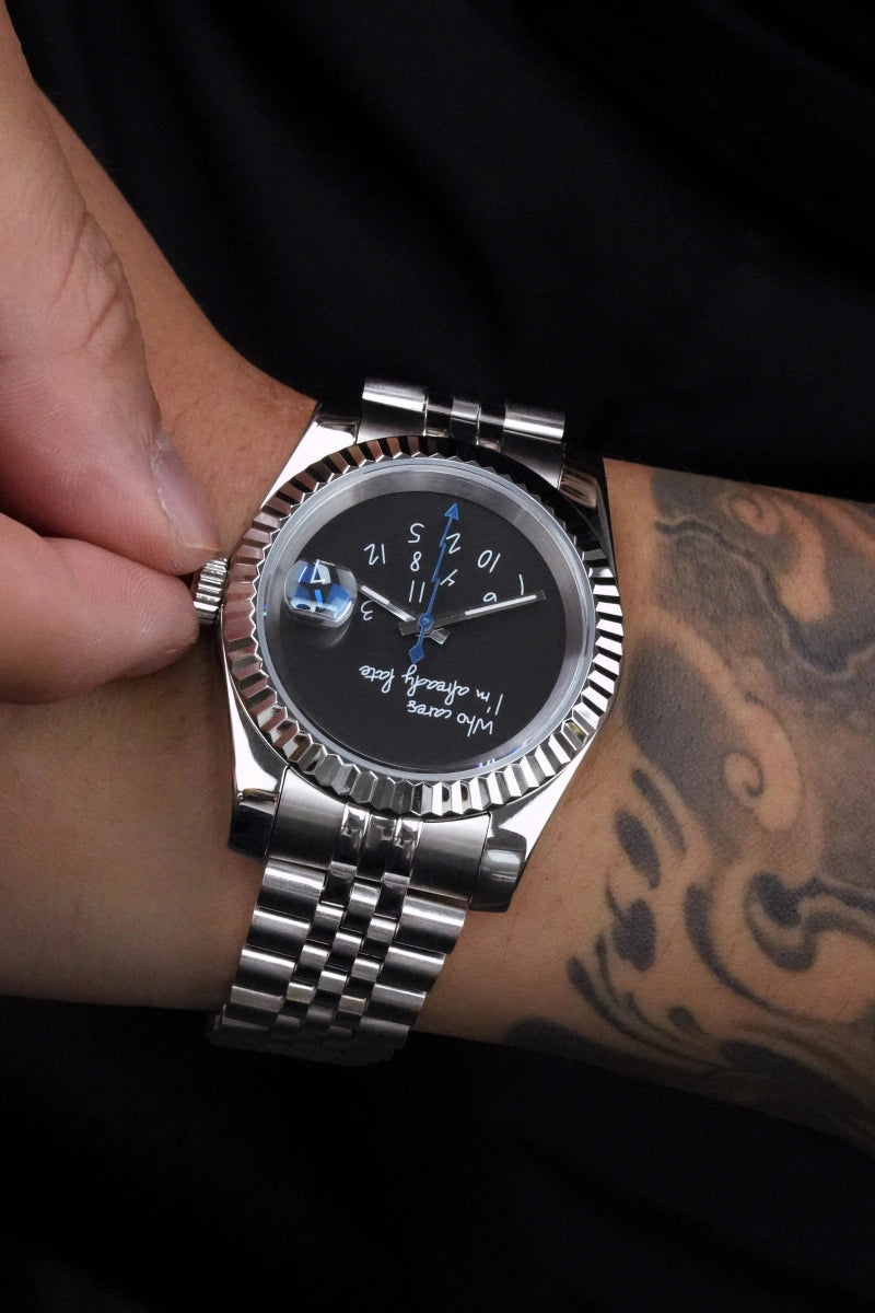 Image of Eternal Datejust Black Who Cares? - SKYRIM WRIST 