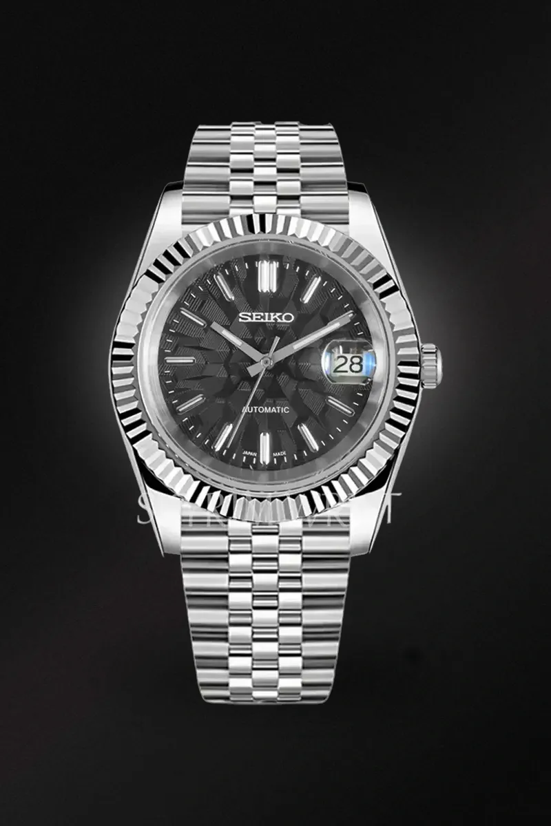 Mod Datejust Mosaic Black - SKYRIM WRIST 