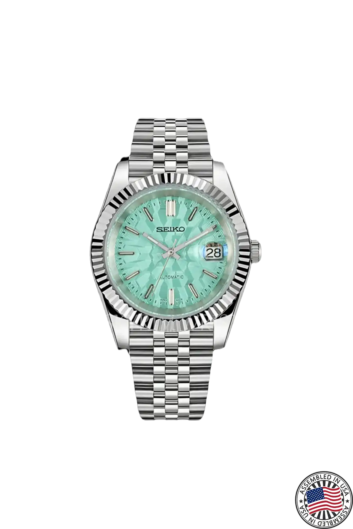 Mod Datejust Mosaic Tiffany Green by SKYRIM SEIKOMOD