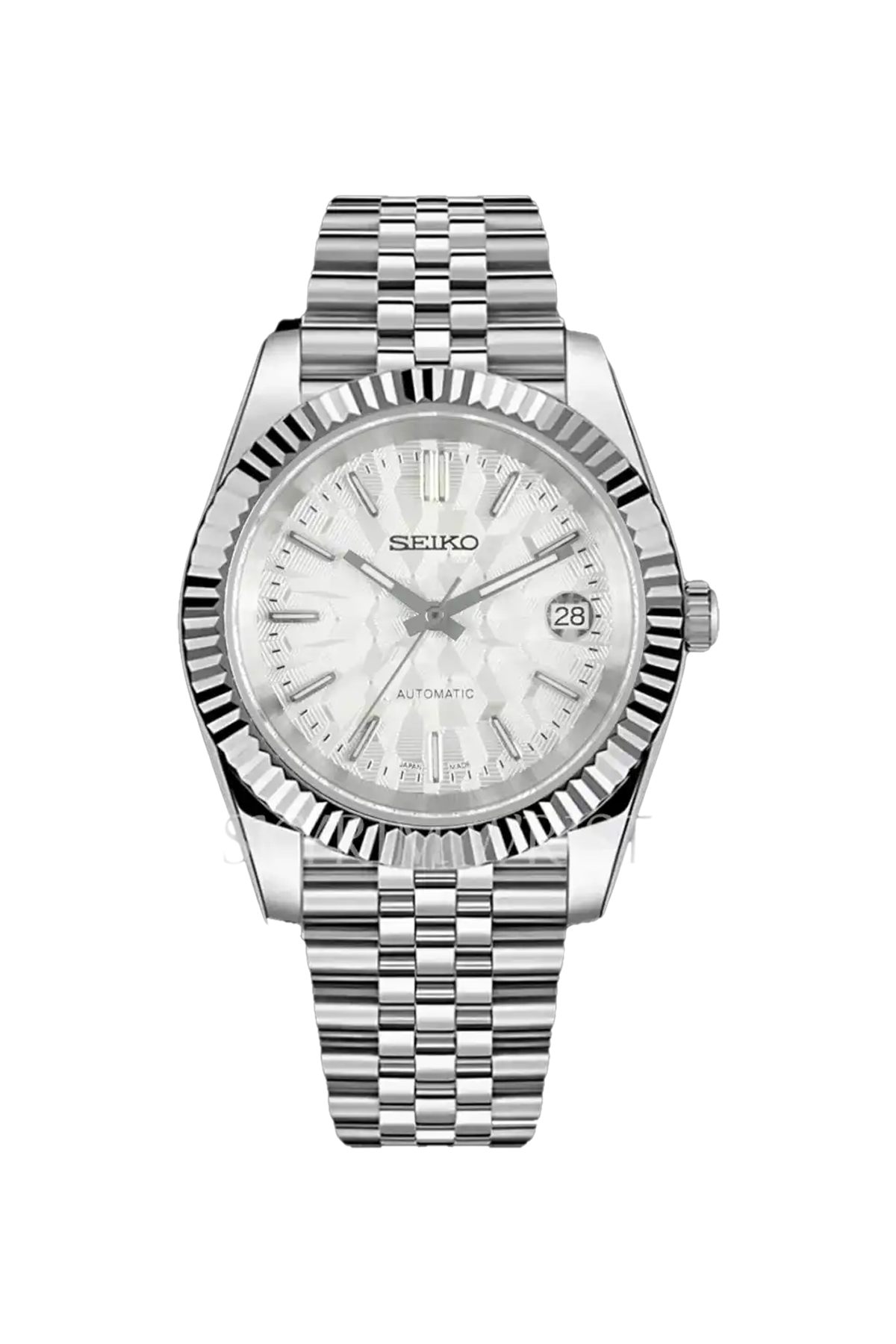 Mod Datejust Mosaic White