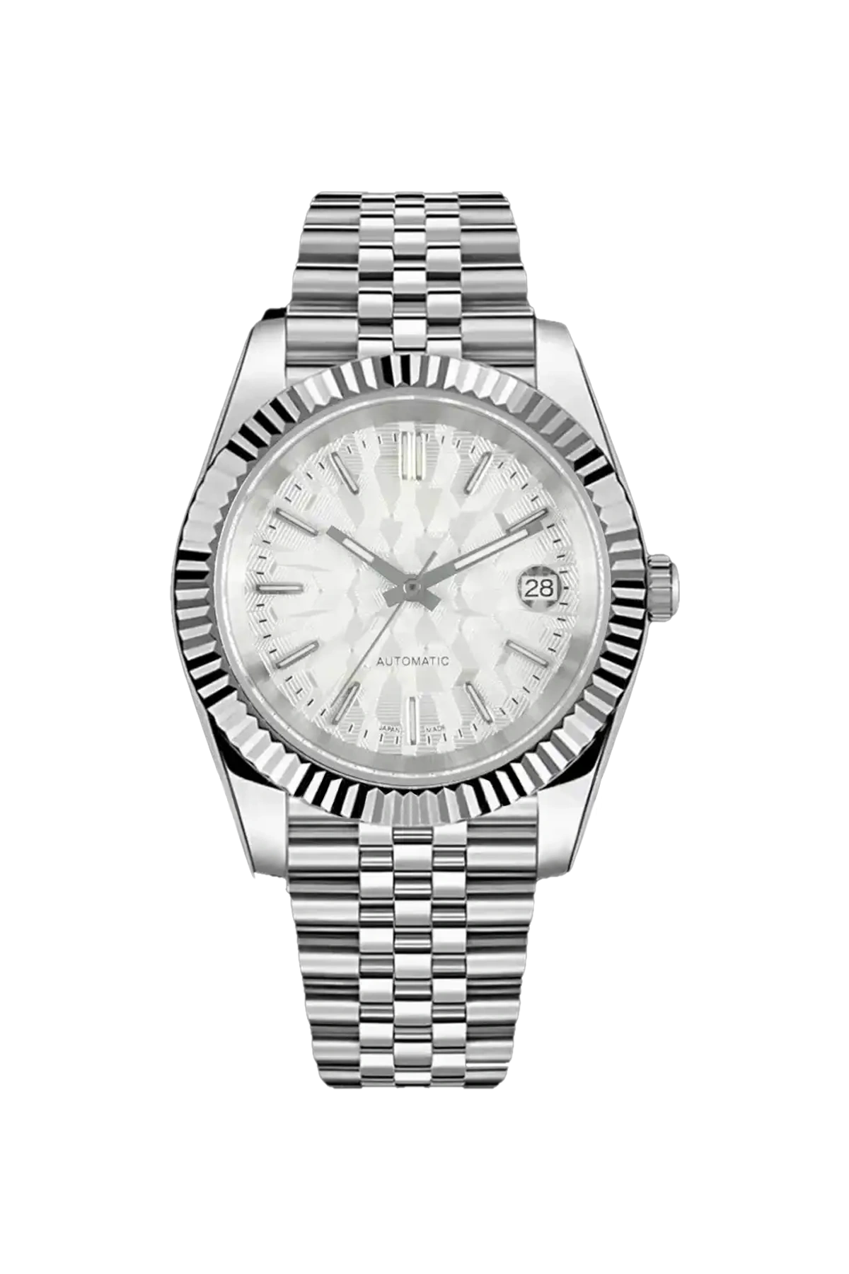 Mod Datejust Mosaic White Watch - SKYRIM WRIST 