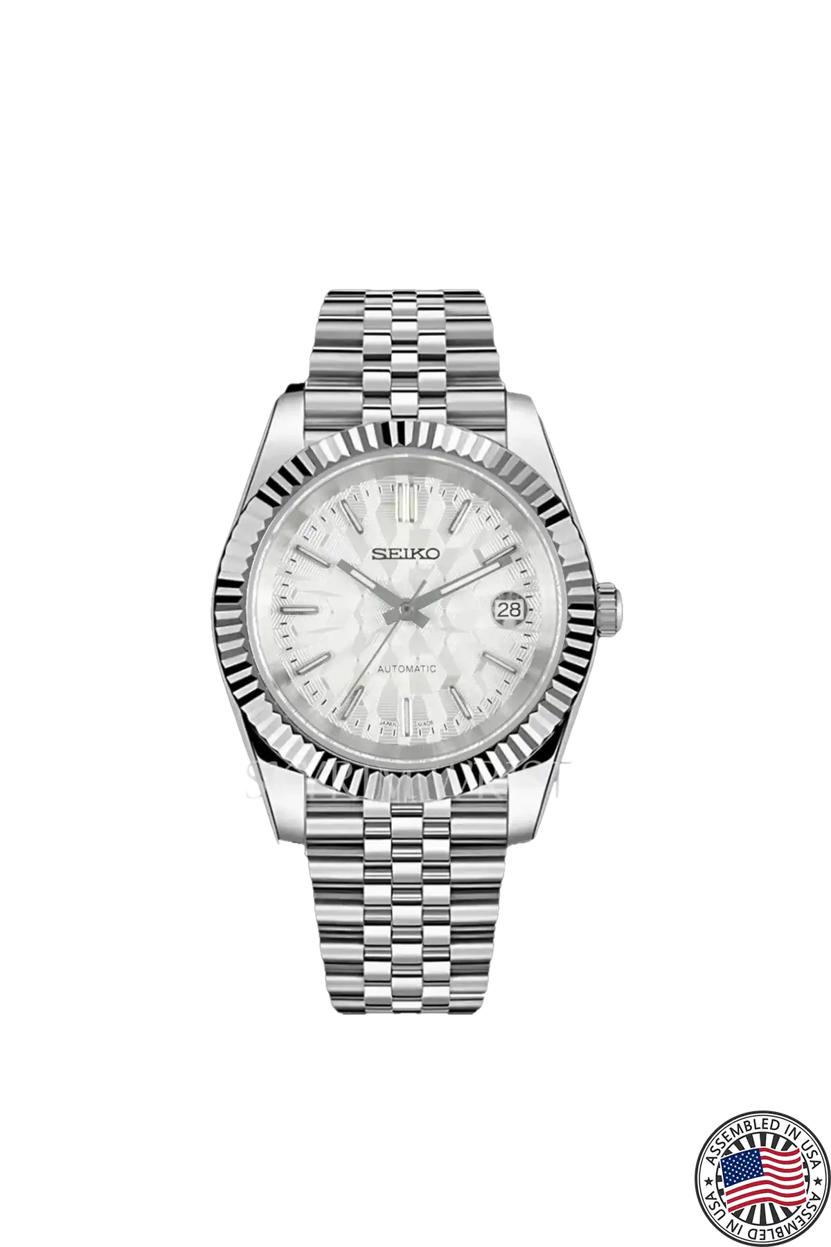 Mod Datejust Mosaic White by SKYRIM SEIKOMOD