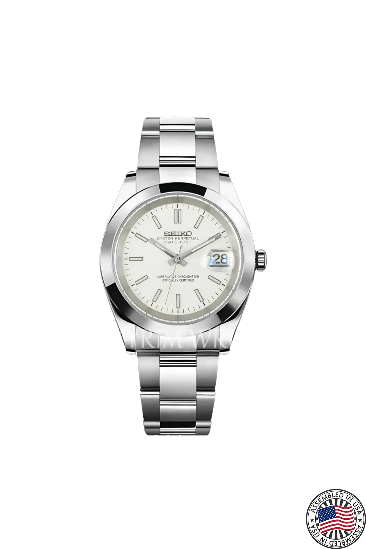 Mod Datejust Oyster Perpetual White by SKYRIM SEIKOMOD