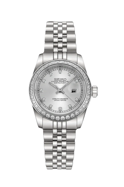 Mod Datejust Silver Diamond - 31mm - SKYRIM WRIST 