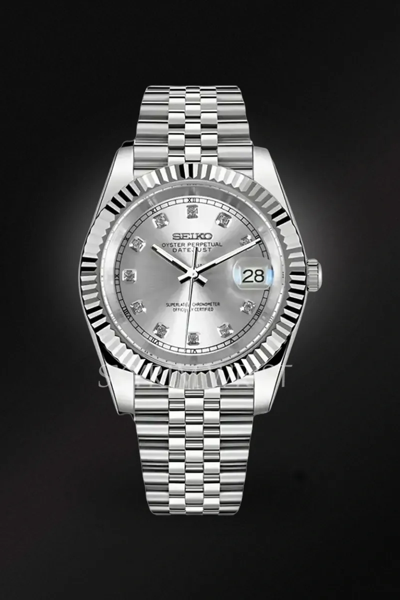 Mod Datejust Silver Diamond - SKYRIM WRIST 