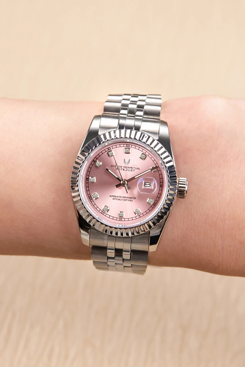 Image of Eternal Datejust Silver Diamond - 31mm - SKYRIM WRIST 