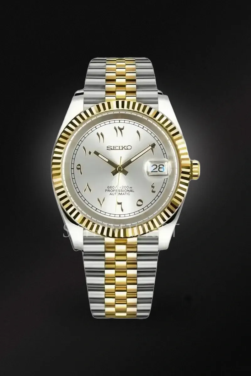 Mod Datejust Two-Tone Gold Arabic - SKYRIM WRIST 