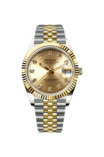 Mod Datejust Two-Tone Gold Diamond - SKYRIM WRIST 
