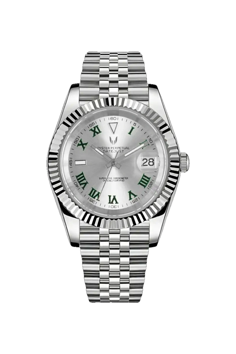 Image of Eternal Datejust Wimbledon Silver - SKYRIM WRIST 