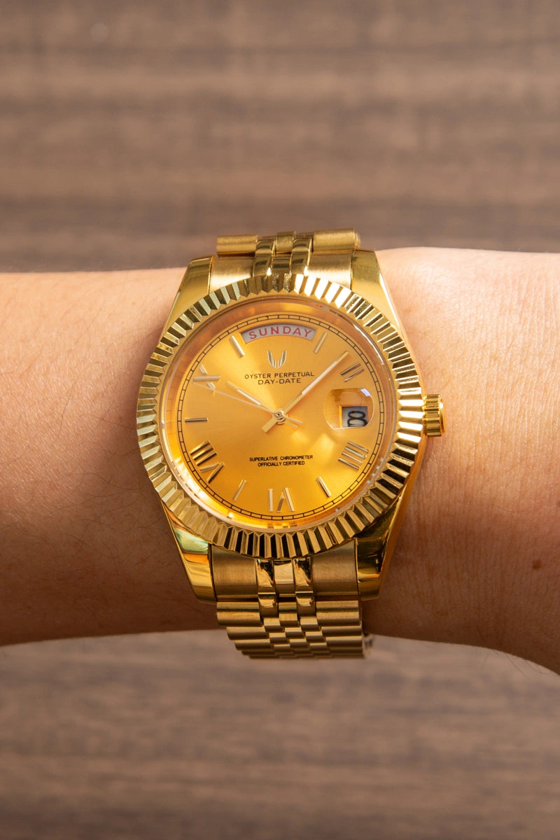 Image of Sovereign Day-Date Gold - SKYRIM WRIST 