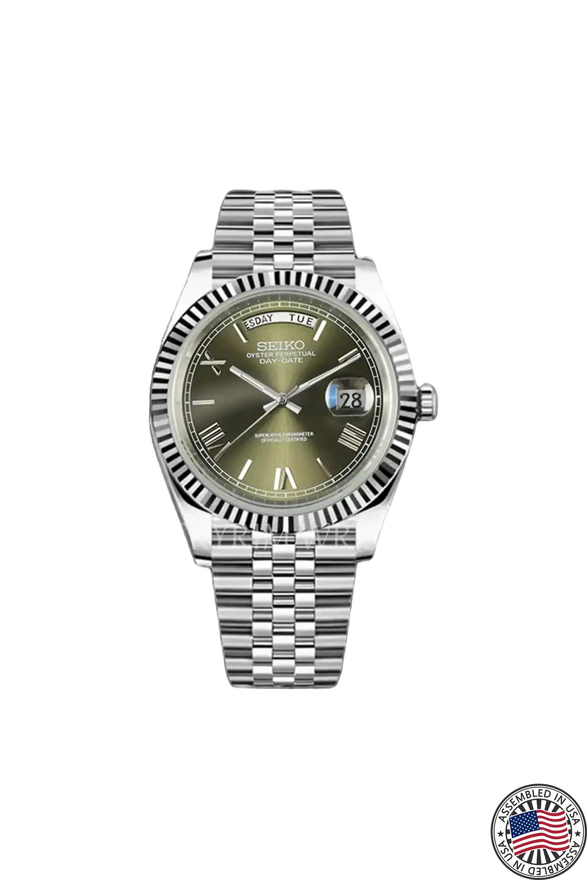 Mod Day-Date Green by SKYRIM SEIKOMOD