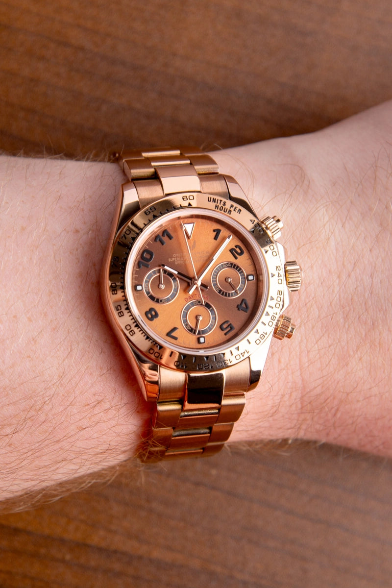 Image of Falcon Daytona Rose Gold Brown - SKYRIM WRIST 