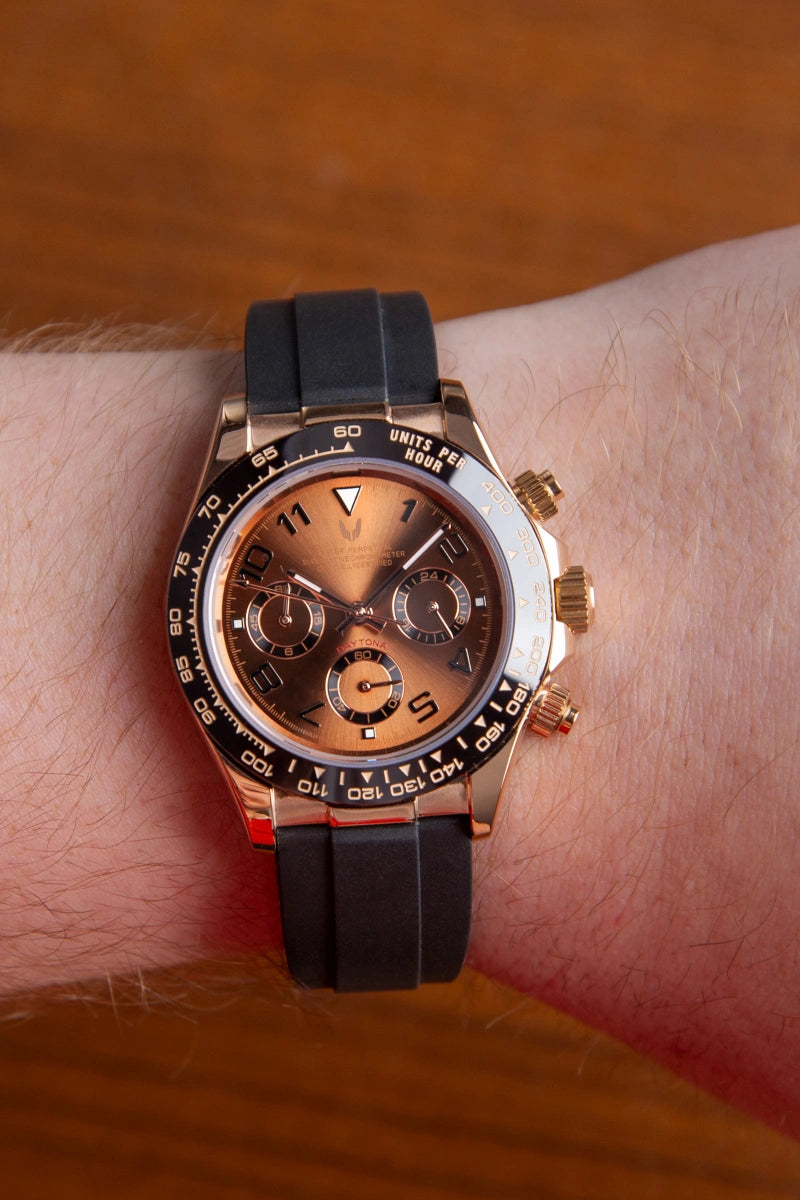 Image of Falcon Daytona Rose Gold Brown II - SKYRIM WRIST 