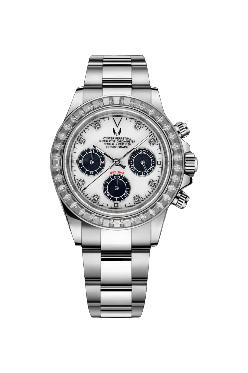 Image of Falcon Daytona White Pearl Diamond - SKYRIM WRIST 