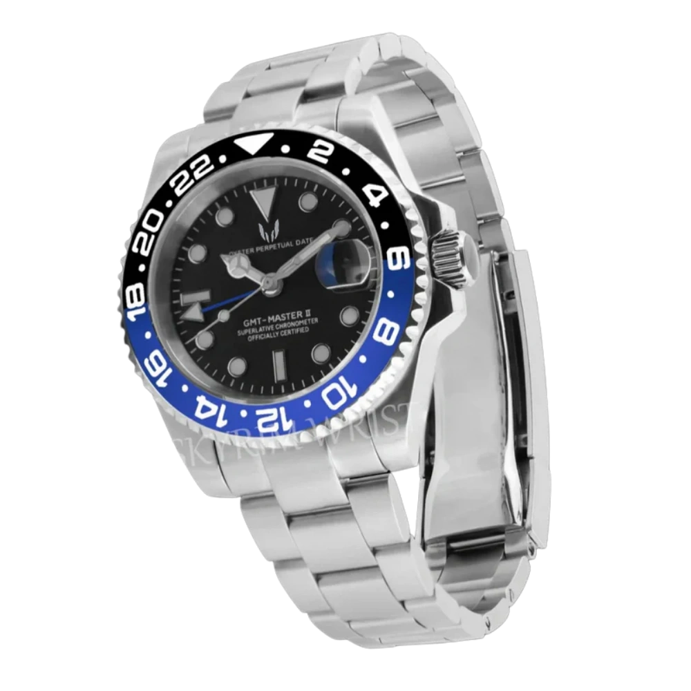 Custom GMT Batman Watch | Classic GMT Watches – SKYRIM WRIST