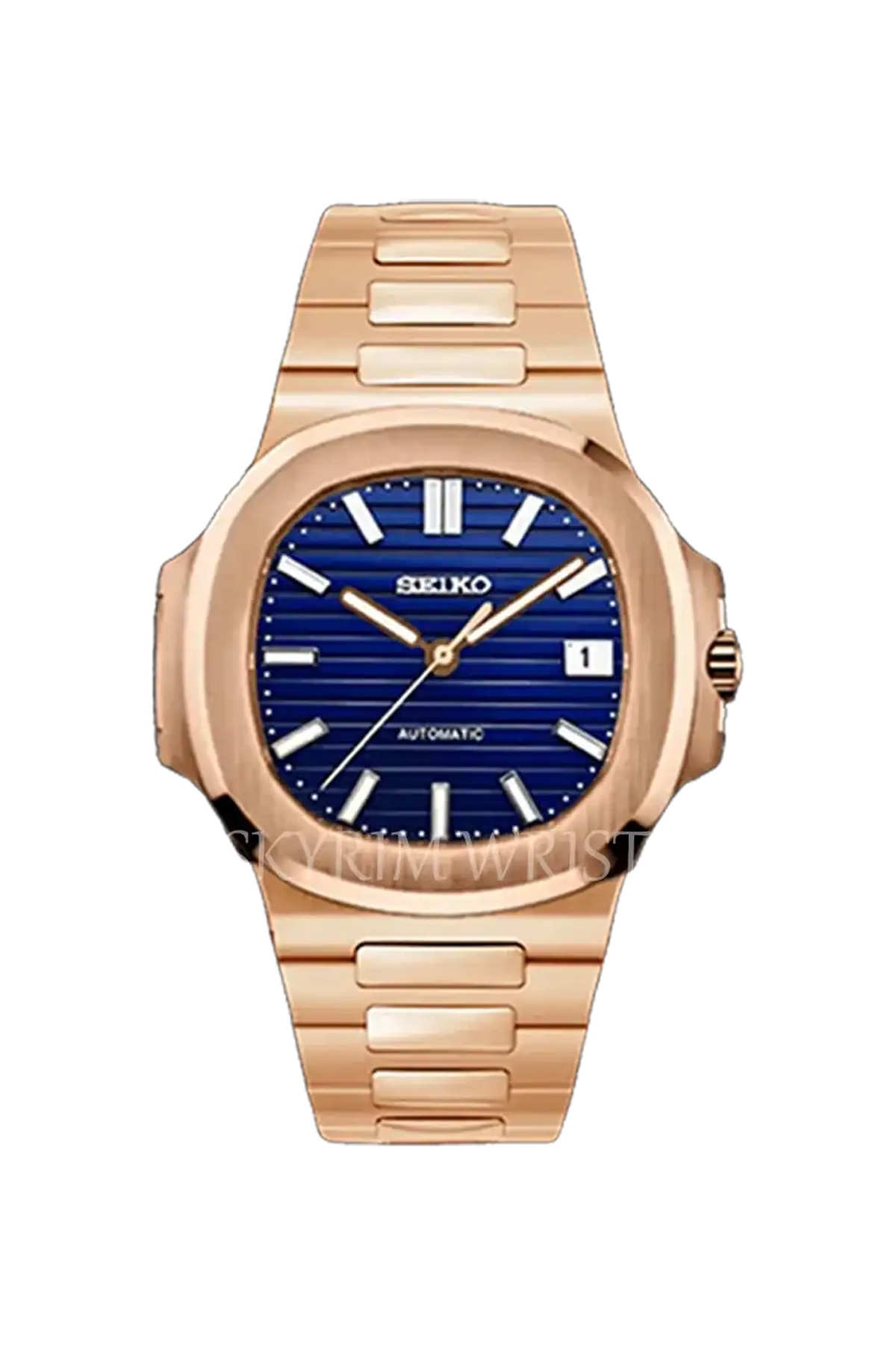Reloj Aquanaut personalizado y renovado: bisel de 41 mm y brazalete Oyster 