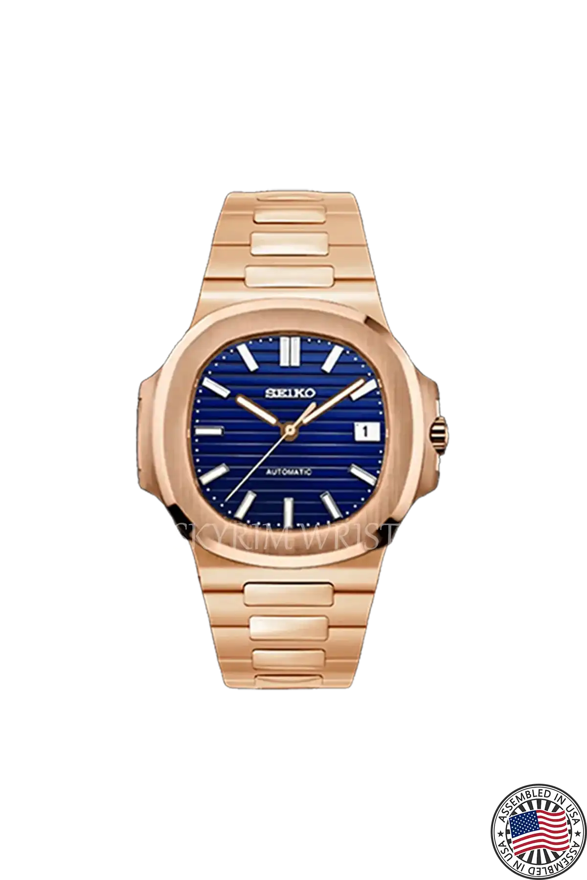Mod Nautilus Rose Gold Blue by SKYRIM SEIKOMOD