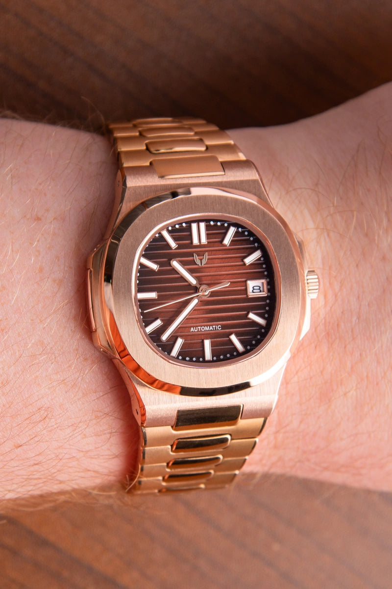 Image of Vision Nautilus Rose Gold Brown - SKYRIM WRIST 