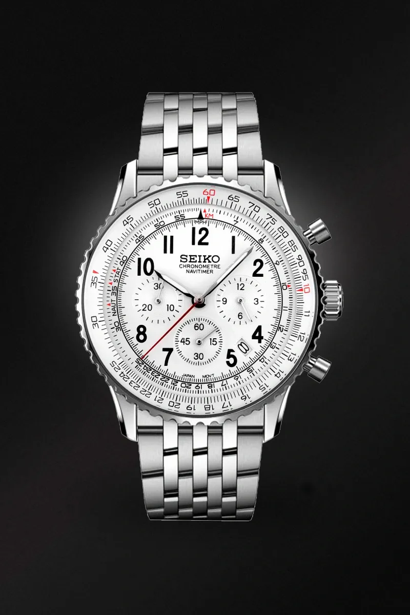 Mod Navitimer Silver - SKYRIM WRIST 