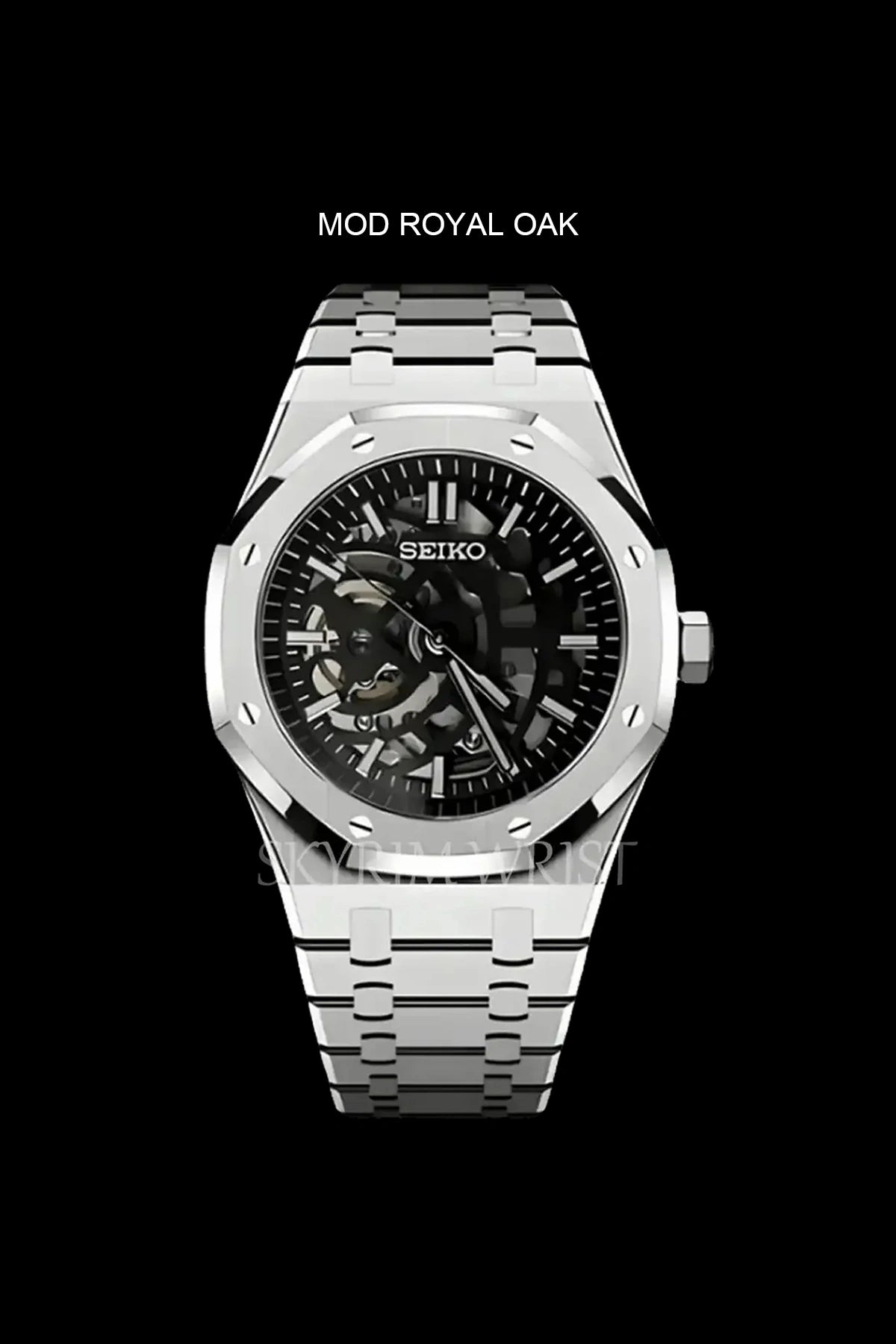 Seiko MOD Royal Oak custom automatic watches with luxury design