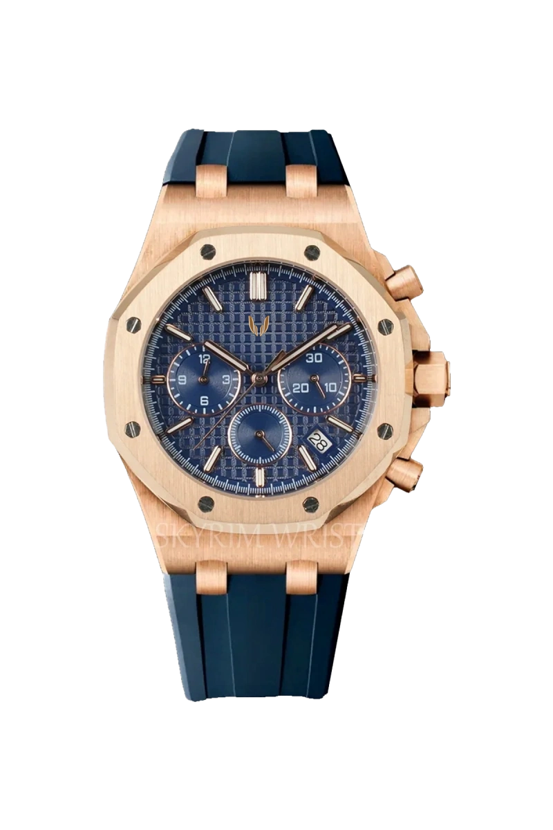 Image of Pantheon Royal Oak Blue Gold Chrono - SKYRIM WRIST 