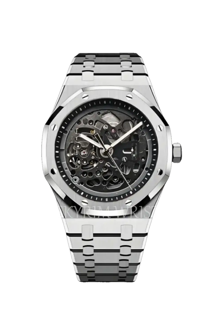 Custom Royal Oak Skeleton Silver II watch from Skyrim Wrist