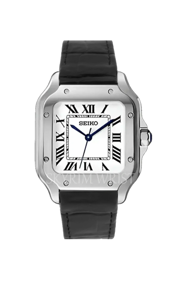 Mod Santos White Black Leather