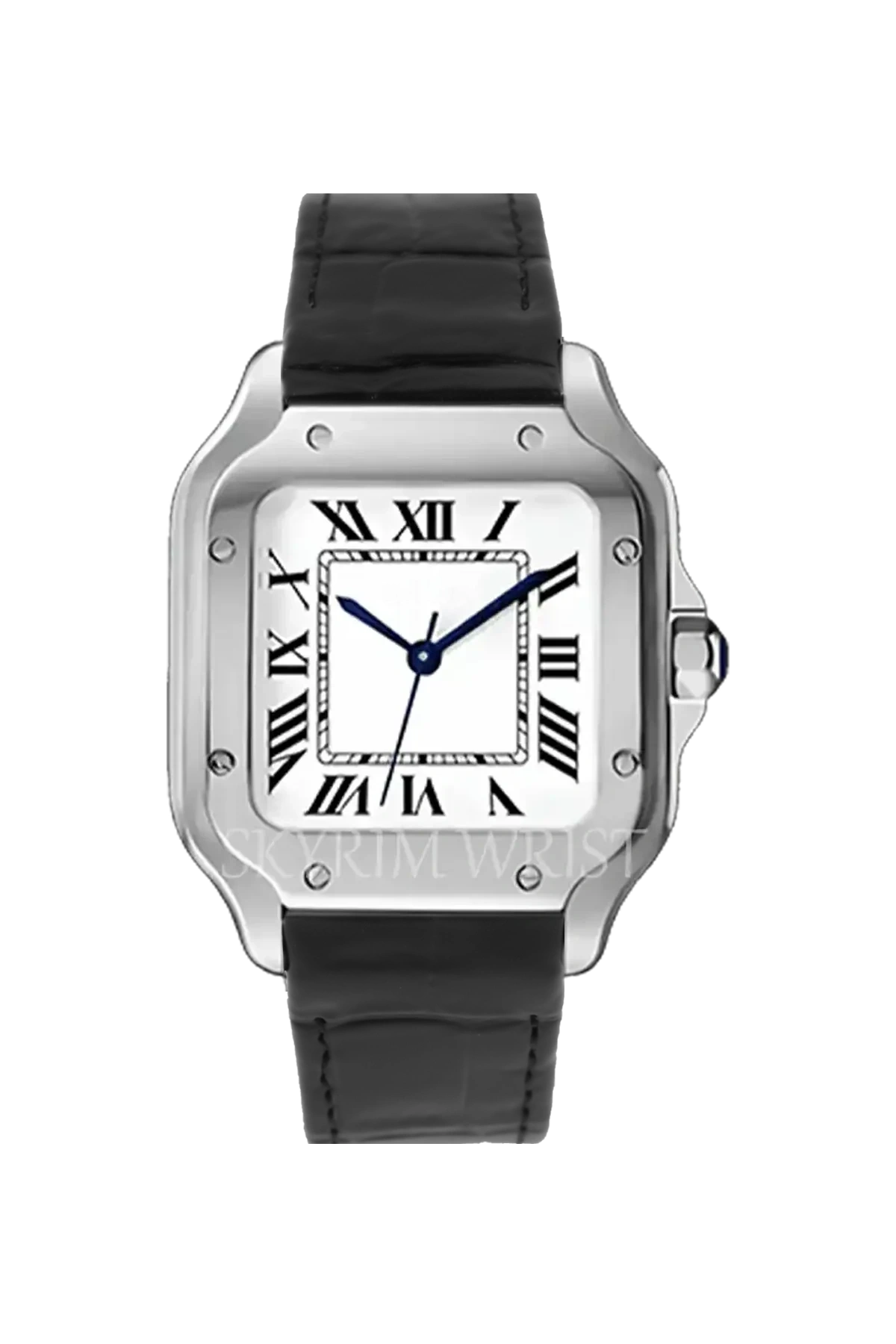 Mod Santos White Black Leather Watch - SKYRIM WRIST 