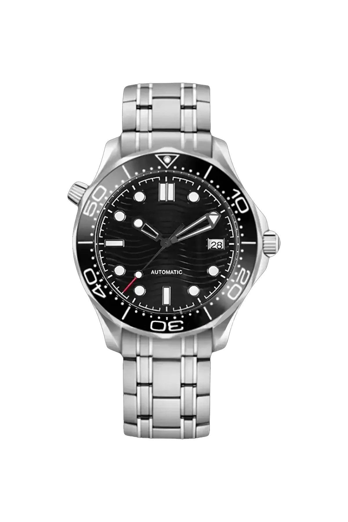 Mod Seamaster Silver Black Watch - SKYRIM WRIST 