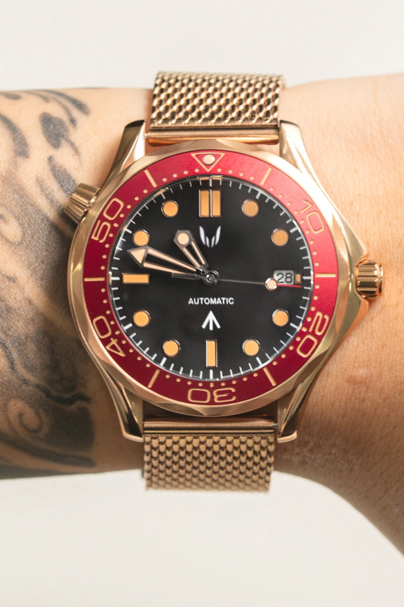 Image of Sunrise Seamaster VII Wine - SKYRIM WRIST 