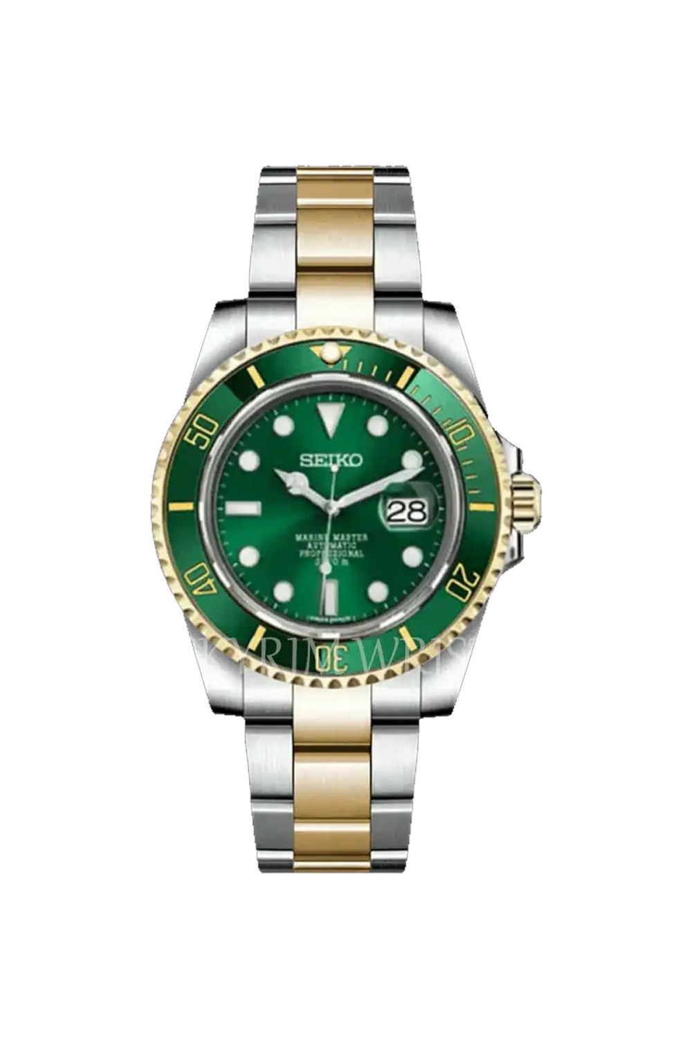 Mod Submariner Two-Tone Gold Green - SKYRIM WRIST 
