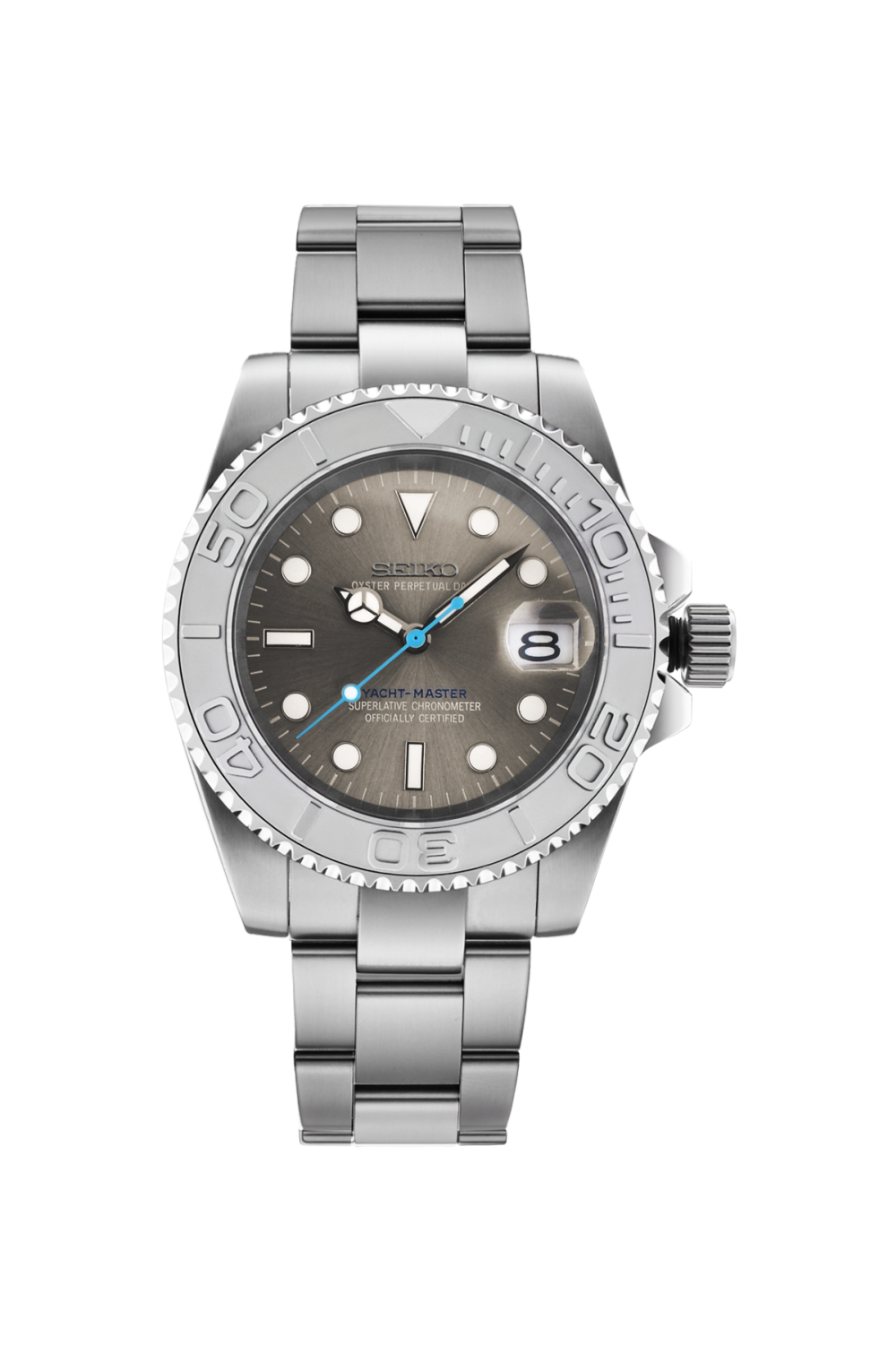 Mod Yacht-Master Silver Gray