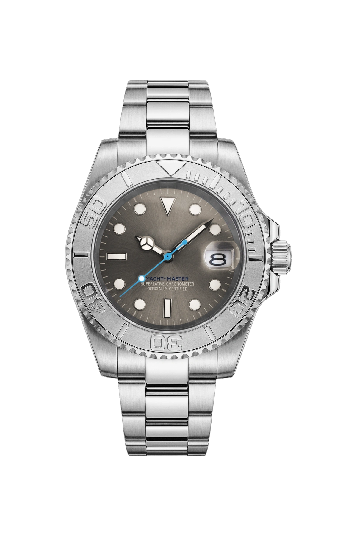 Mod Yacht-Master Silver Gray Watch - SKYRIM WRIST 