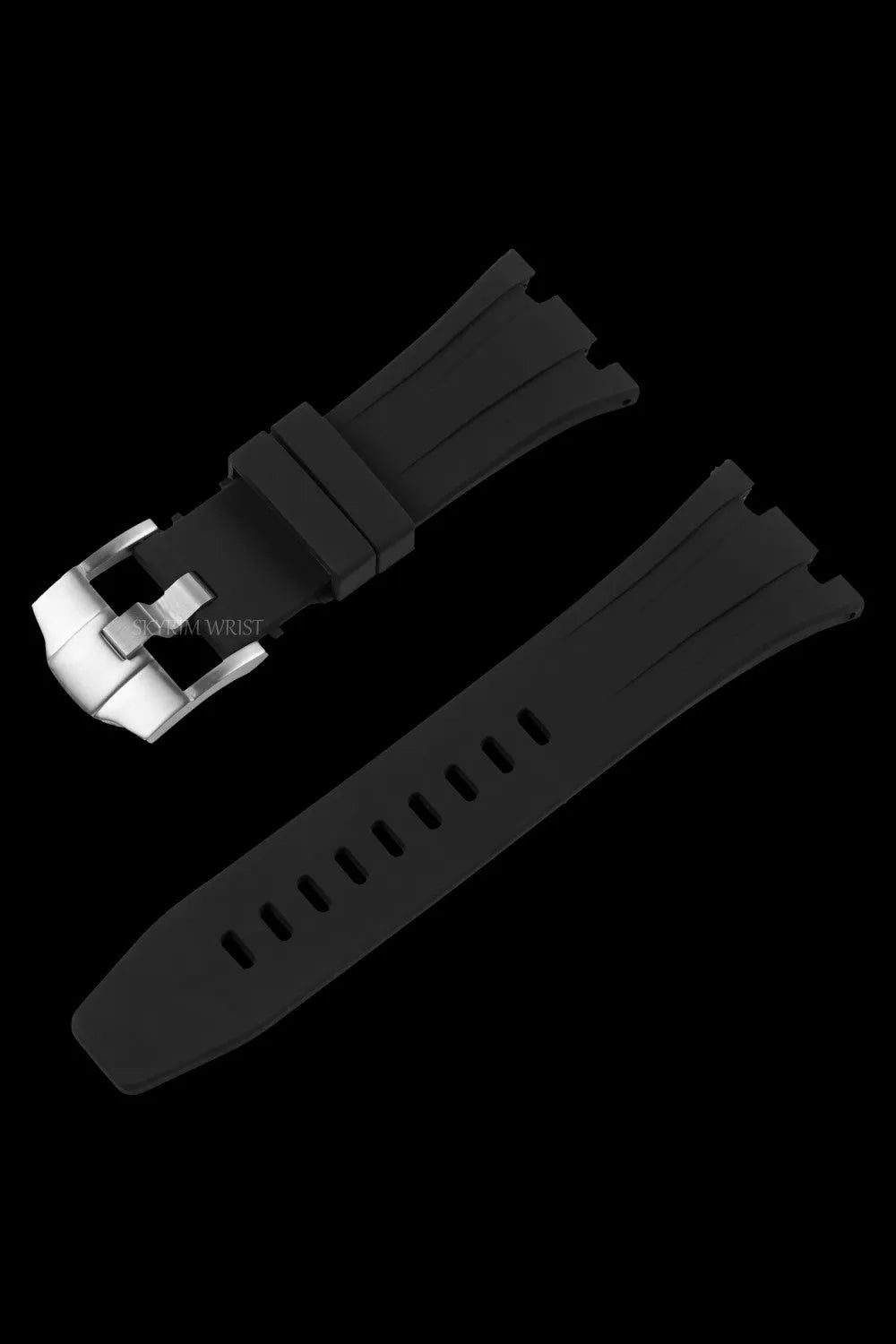 Royal Oak Rubber Strap - Silver Buckle by SKYRIM SEIKOMOD