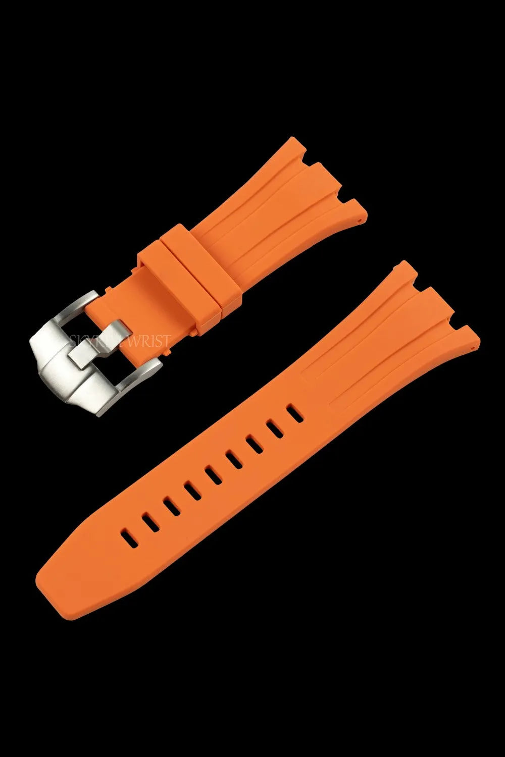 Royal Oak Rubber Strap - Silver Buckle by SKYRIM SEIKOMOD