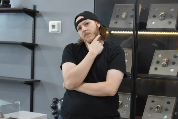 Antonio, watch design and assembly staff at Skyrim Wrist.