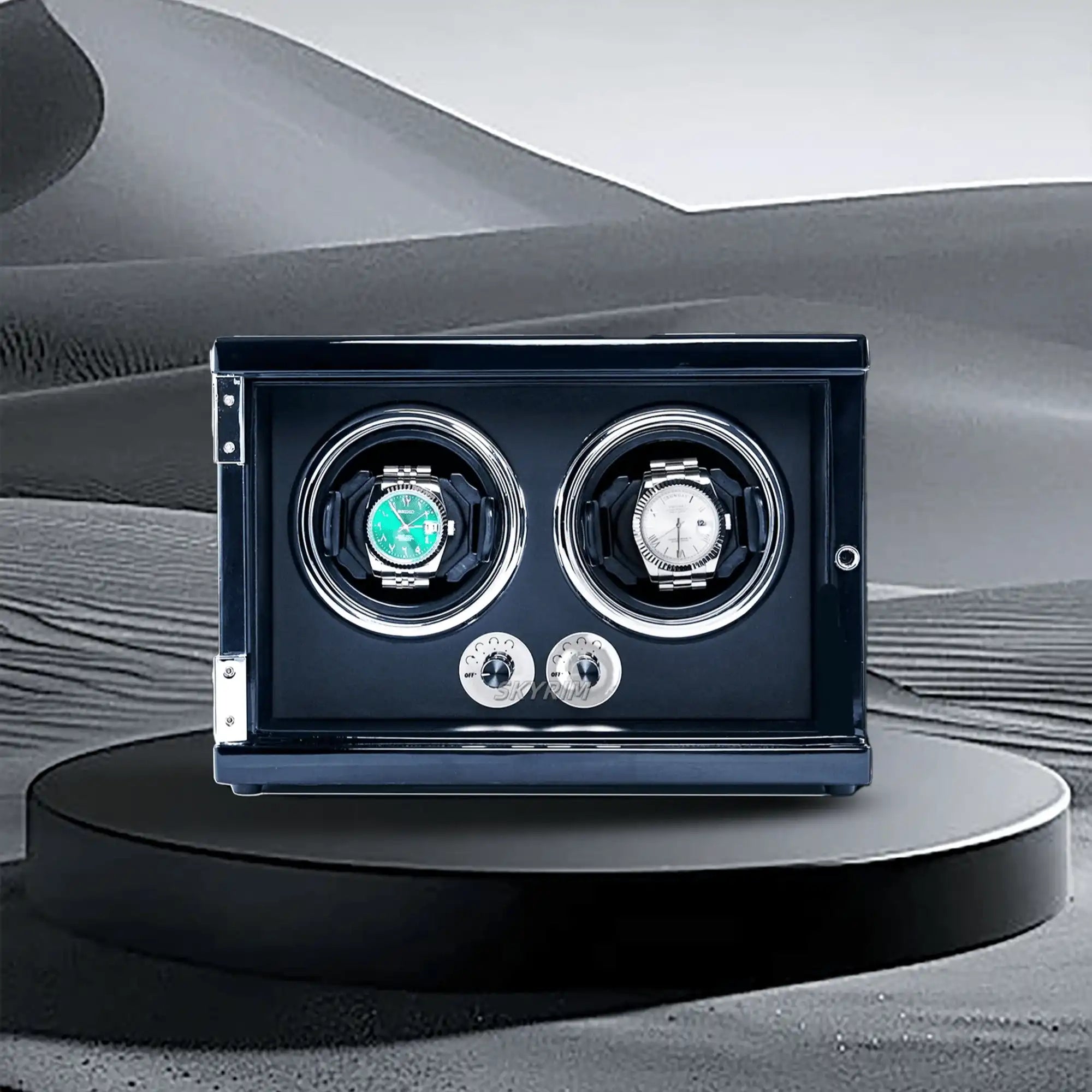 Image of SKYRIM DUAL WATCH WINDER by SKYRIM SEIKOMOD