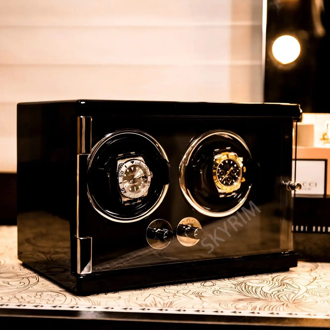 Image of SKYRIM DUAL WATCH WINDER by SKYRIM SEIKOMOD