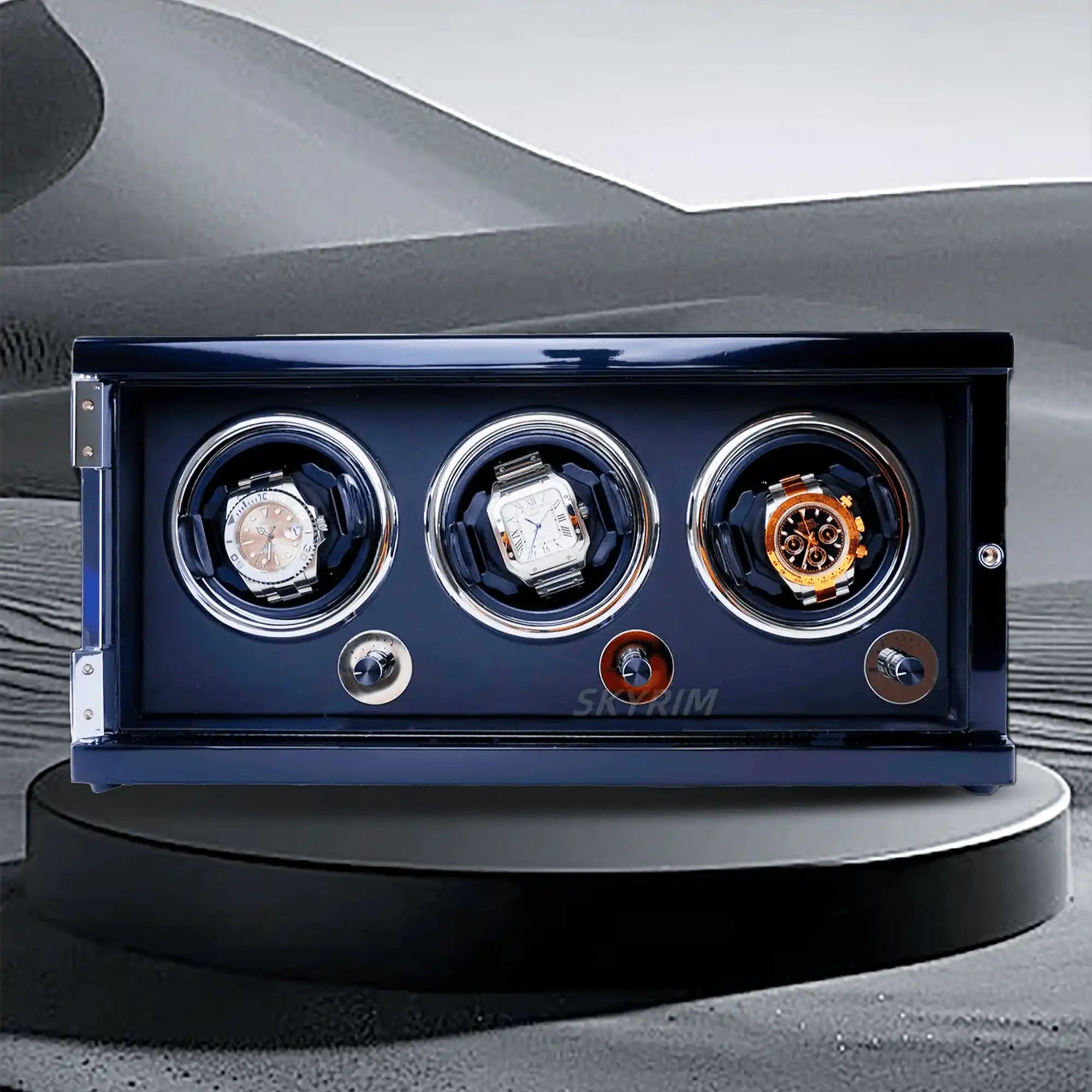 Image of SKYRIM TRIPLE WATCH WINDER by SKYRIM SEIKOMOD