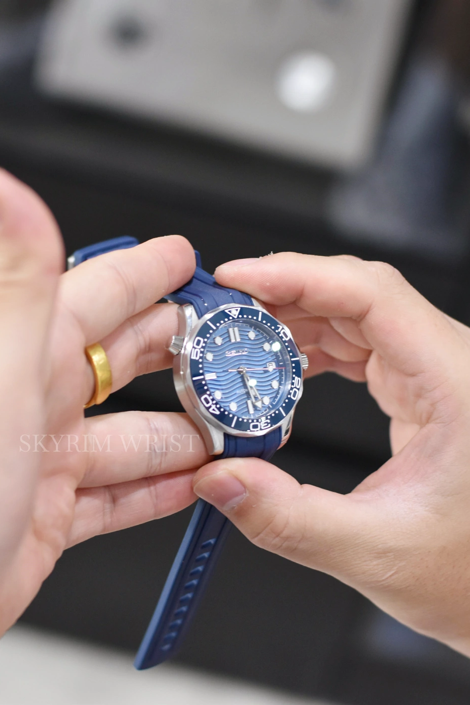 Mod Seamaster Blue Wave - SKYRIM WRIST 