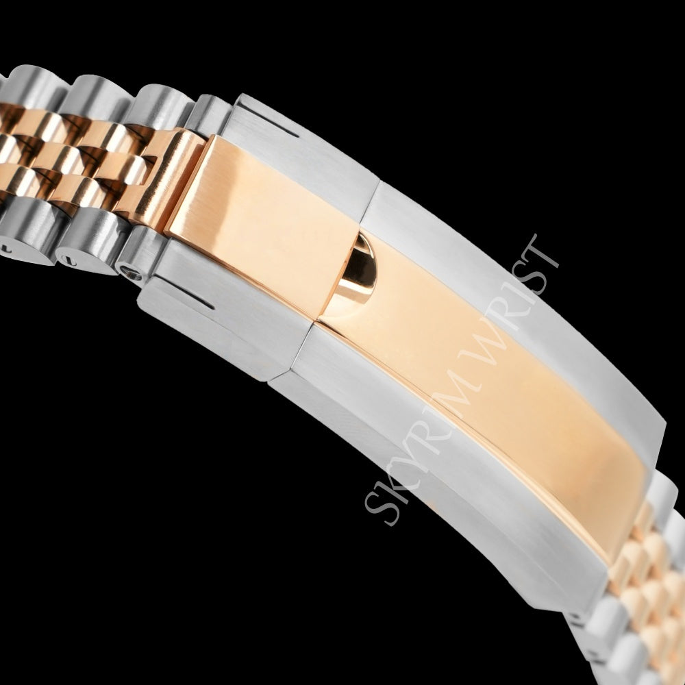 Jubilee Bracelet Two-Tone Rose Gold – SKYRIM WRIST