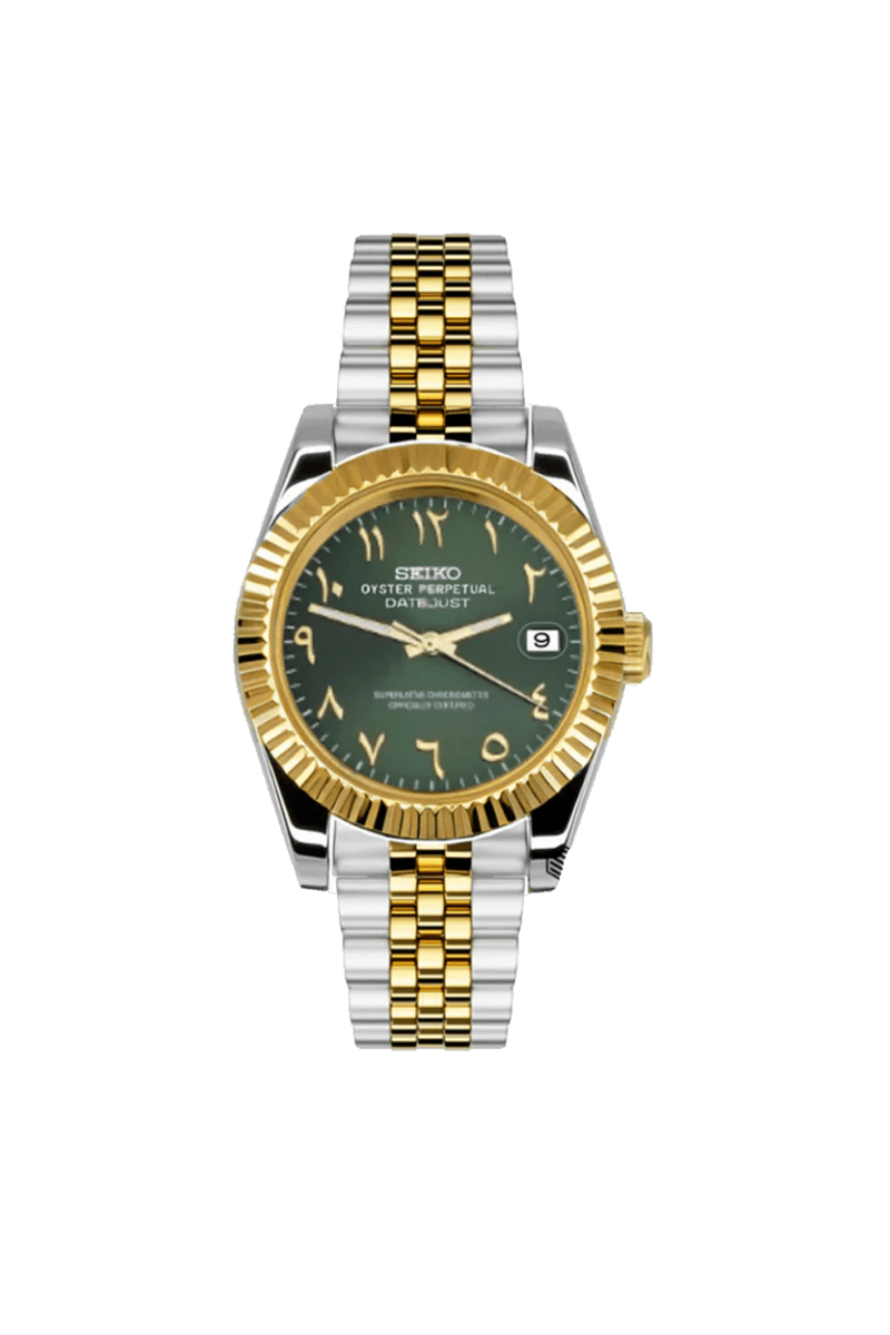 客製化重新設計 Datejust 腕錶 - 39 毫米錶圈 - 阿拉伯錶盤